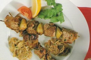 BROCHETTES DE MOUTON A LA CORIANDRE