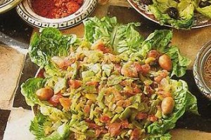 SALADE DE POIVRONS ET TOMATES