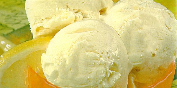 Crème glacée au citron