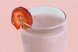Milk-shake aux fraises