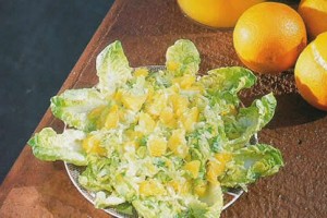 SALADE DE LAITUE A L'ORANGE