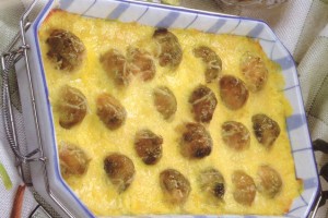 Gratin de choux de bruxelle