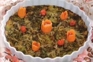 Gratin de brocoli et aux oeufs