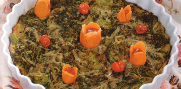 Gratin de brocoli et aux oeufs