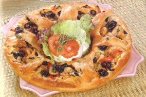 Pizza nouvelle forme
