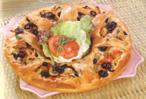 Pizza nouvelle forme