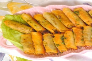 Boudins au épinard et au fromage