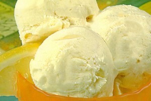 Crème glacée au citron
