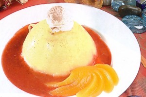 Crème à la pêche