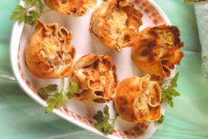 Crêpes au poivron et fromage