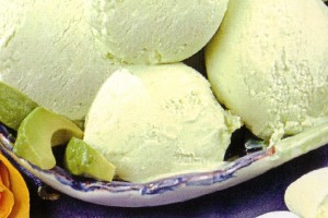 Glace à l’avocat