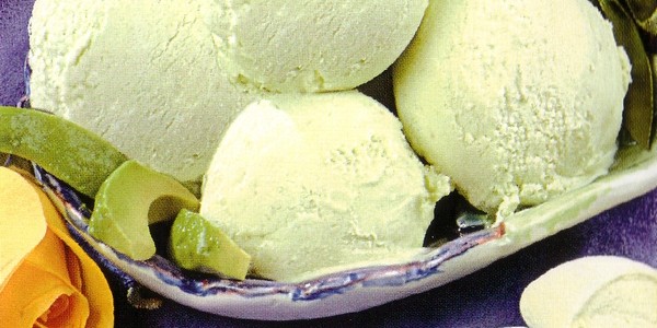 Glace à l’avocat