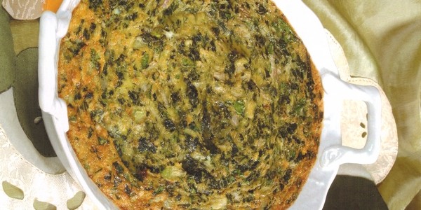 Gratin d'épinard aux oeufs