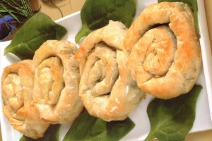 Mhancha aux épinards et fromage blanc