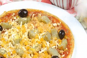 Pizza aux artichauts