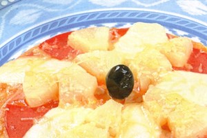 Pizza à l'ananas