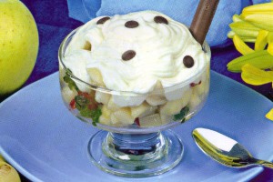 Salade de fruits à la crème