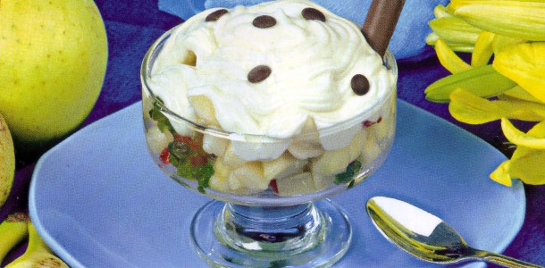 Salade de fruits à la crème