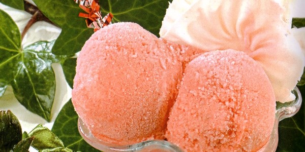 Sorbet aux fraises