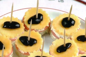 Canapés aux deux fromages