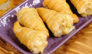 Cornets aux crevettes