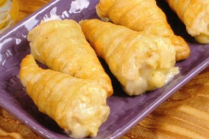 Cornets aux crevettes
