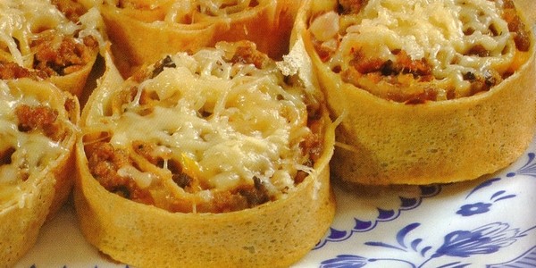 Crêpes à la viande hachée