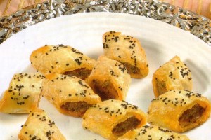 Feuilletés aux saucisses
