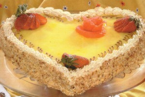 Cake en forme de coeur