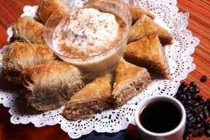 Baklawa à la crème de café