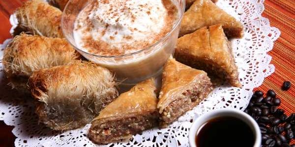 Baklawa à la crème de café