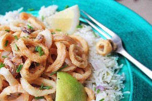 Riz aux calamars