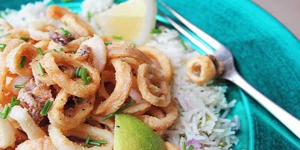 Riz aux calamars