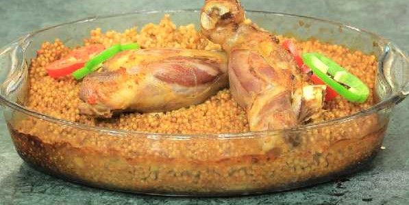 Berkoukess au poulet