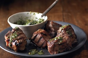 Agneau mariné aux herbes