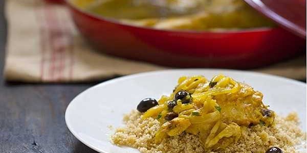 Poulet aux olives façon tajine