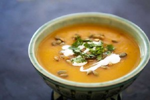 Soupe de potiron au miel