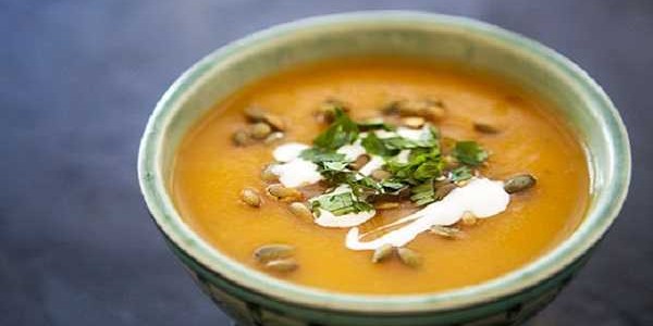 Soupe de potiron au miel