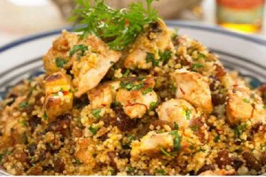 Couscous épicé au poulet