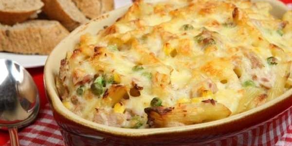 Gratin de macaronis au poulet